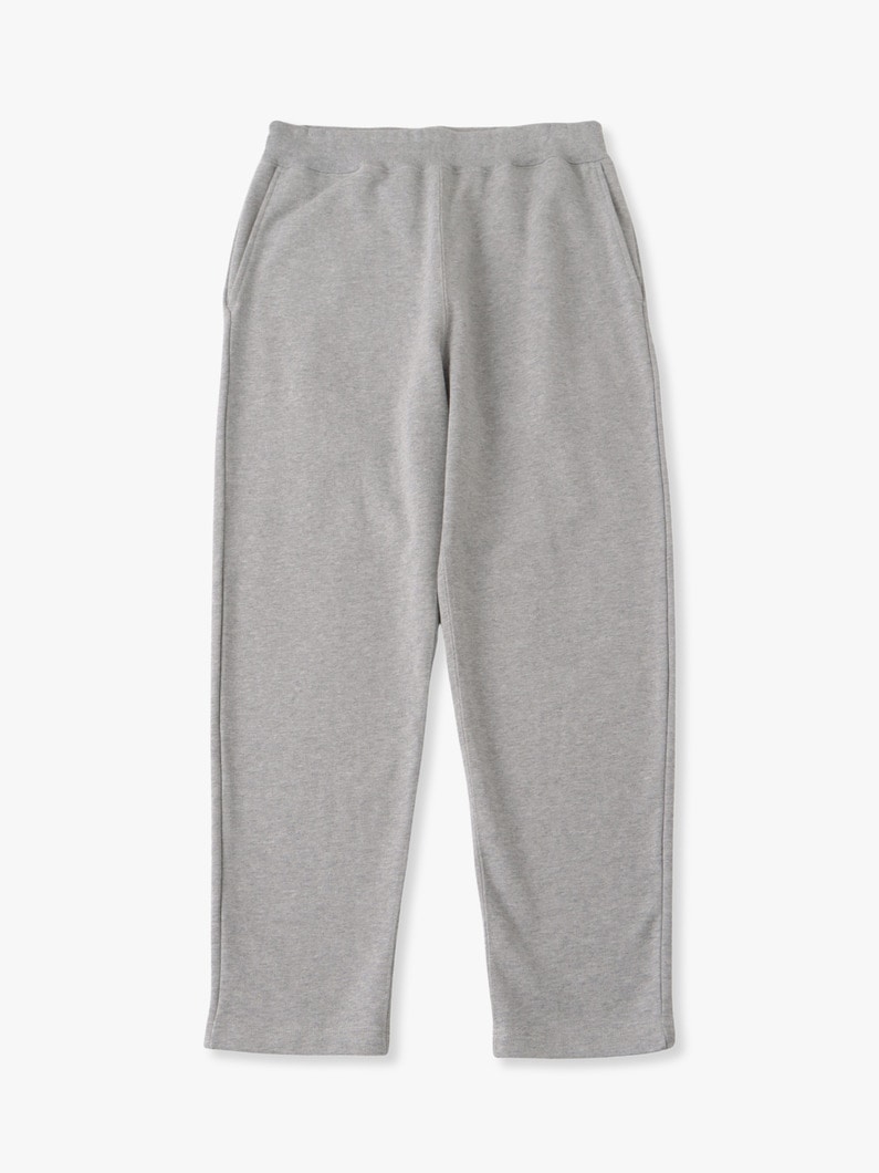 Bamboo Cotton French Terry Sweat Pants 詳細画像 top gray