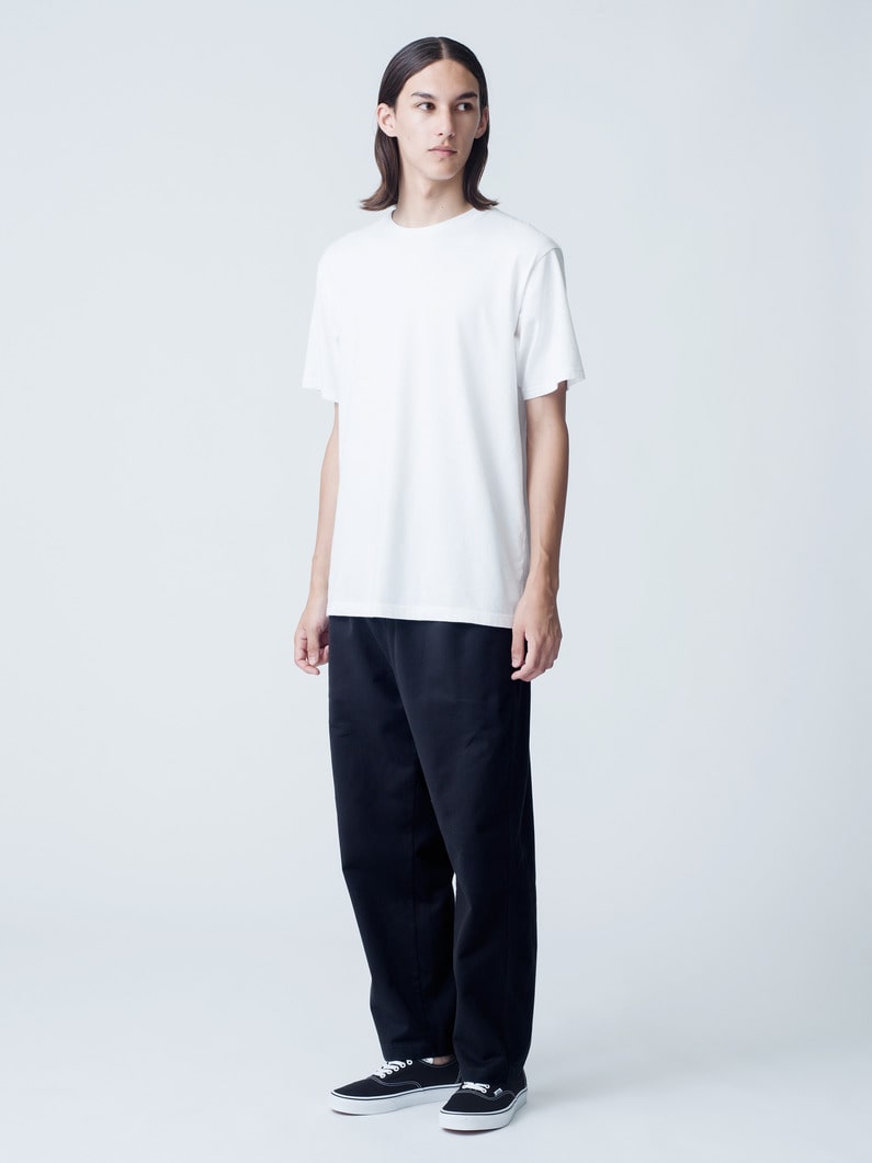 Organic Cotton Jersey Pants 詳細画像 black 2