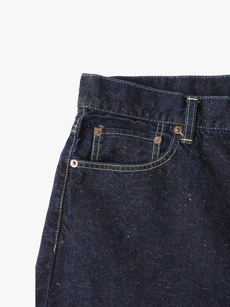 Cotton Hemp Wide Fit Denim Pants 詳細画像 indigo 3