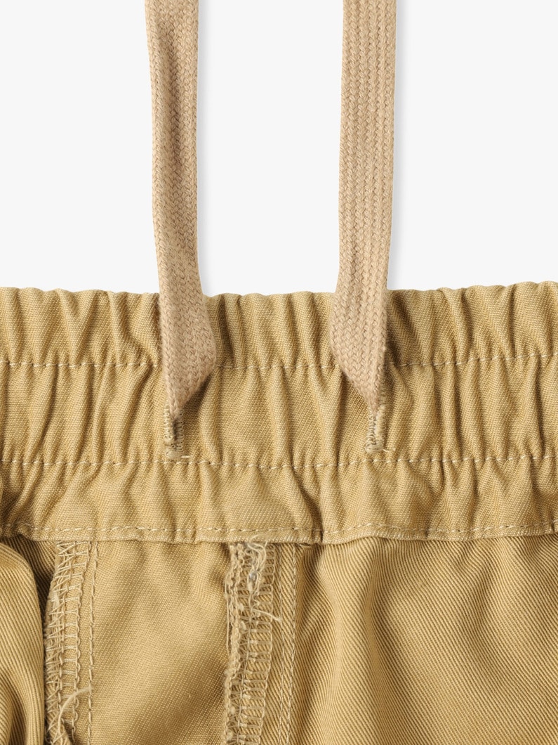 Organic Cotton Compact Cloth Chino Pants 詳細画像 beige 2