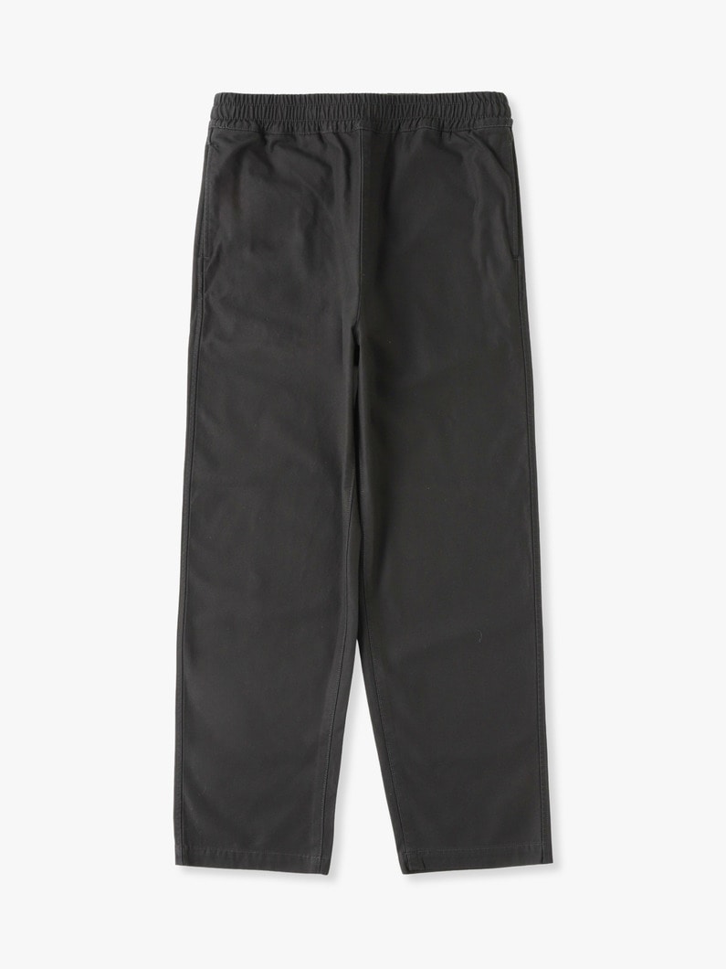 Organic Cotton Compact Cloth Chino Pants 詳細画像 black