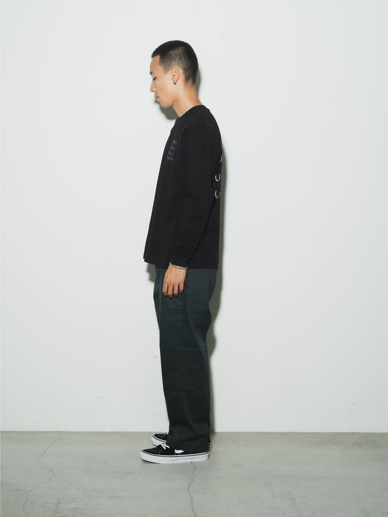 フレックス ワーク クロップドパンツ 詳細画像 olive 2