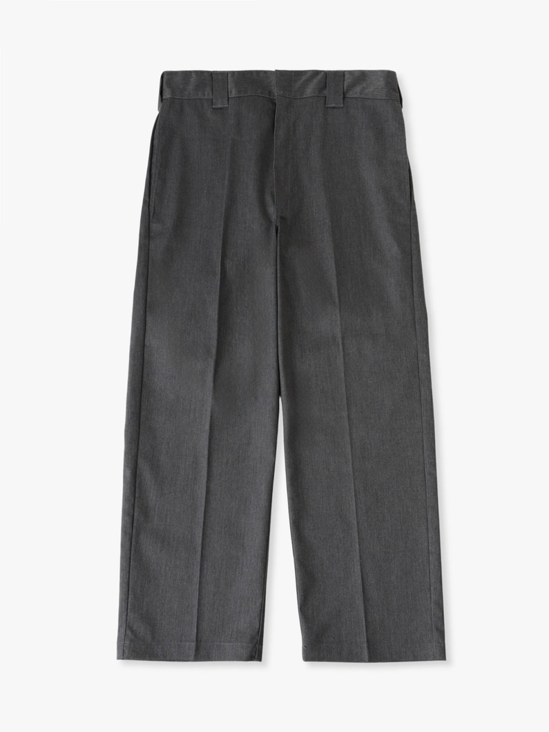 フレックス ワーク クロップドパンツ 詳細画像 heather grey