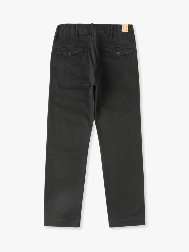 Officer's Flat Chino Pants 詳細画像 black 1