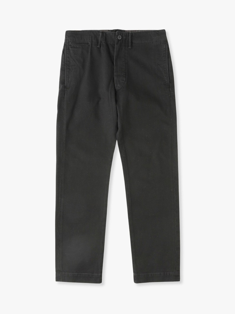 Officer's Flat Chino Pants 詳細画像 black 1