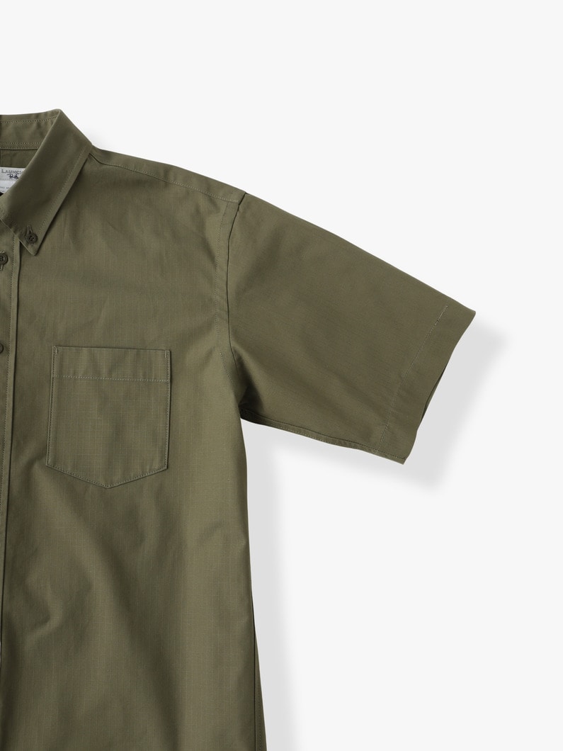 Ripstop Short Sleeve Shirt 詳細画像 khaki 2