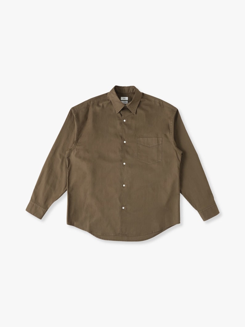 Albini Oxford Shirt 詳細画像 khaki 2