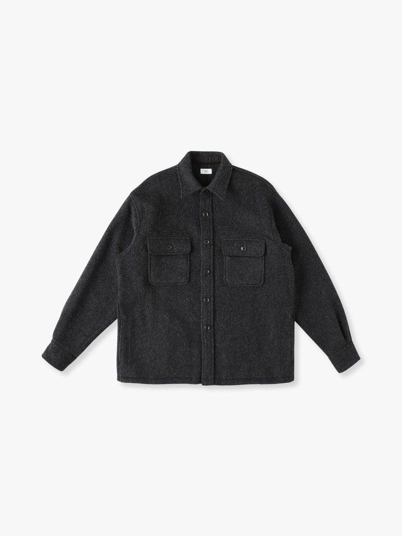 Manteco CPO Shirt 詳細画像 charcoal gray