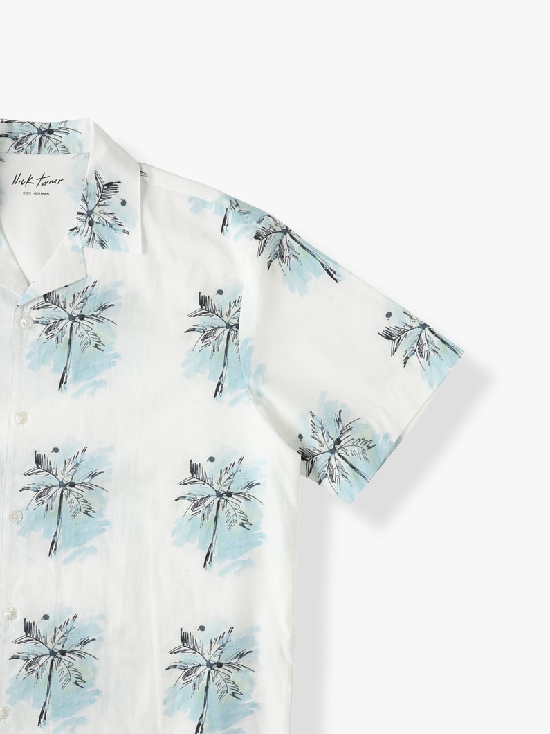 Palm Tree Shirt 詳細画像 white 2