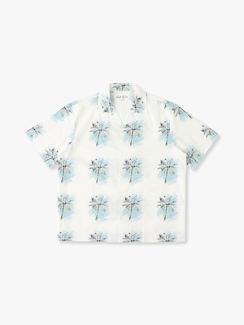 Palm Tree Shirt 詳細画像 white 2