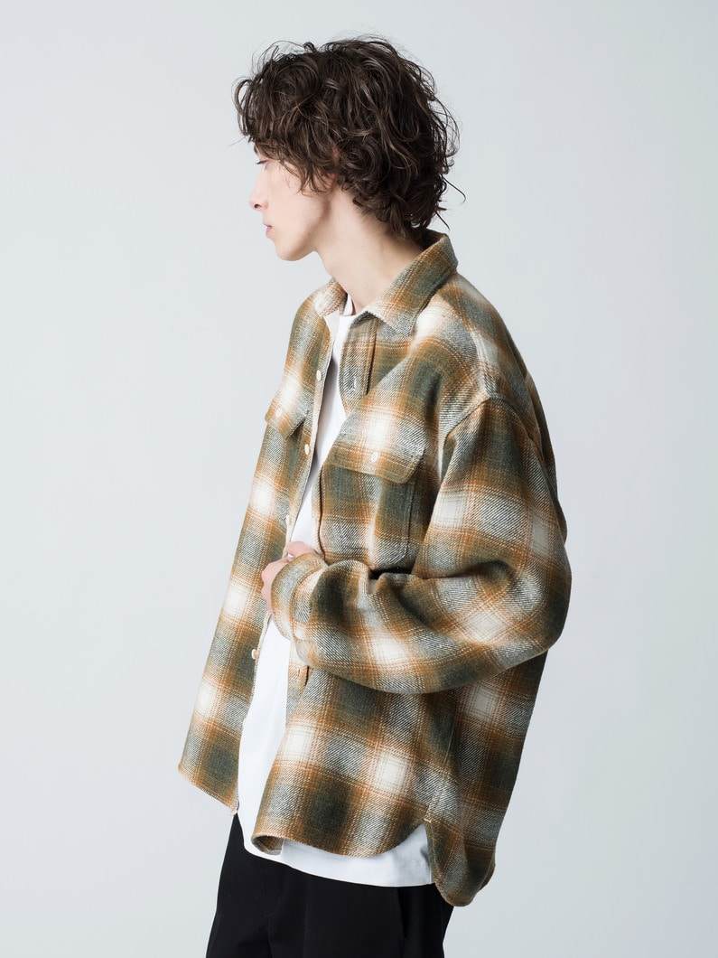 Nep Checked Shirt 詳細画像 olive 2