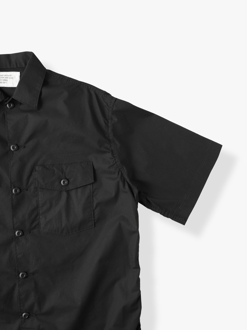 Army Short Sleeve Shirt 詳細画像 black 2