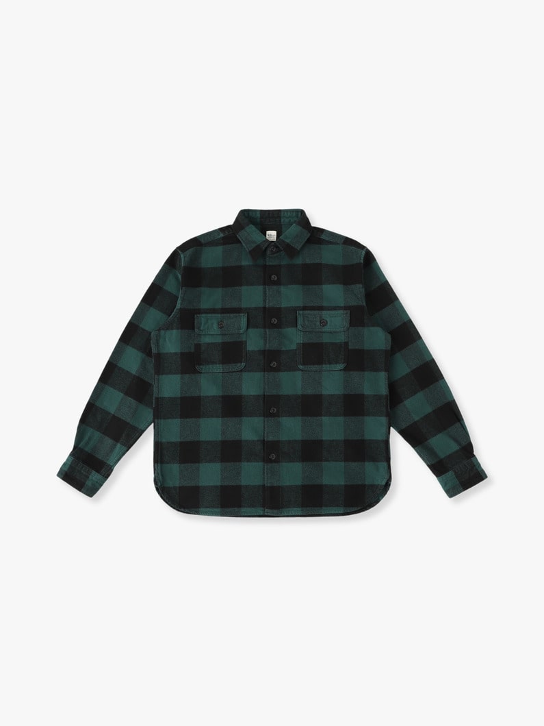 Heavy Twill Plaid Shirt 詳細画像 green