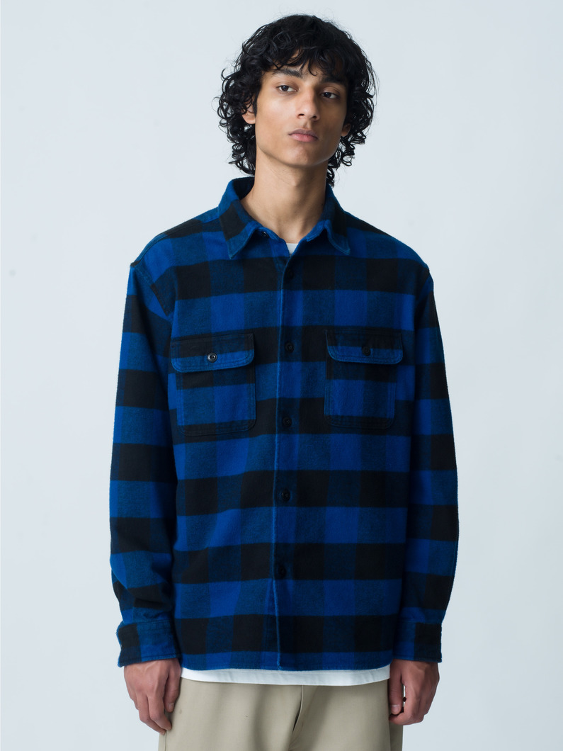 Heavy Twill Plaid Shirt 詳細画像 blue