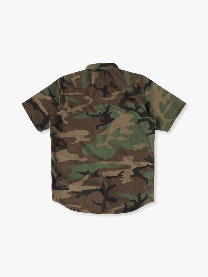 Craftman Short Sleeve Shirt 詳細画像 camo 1