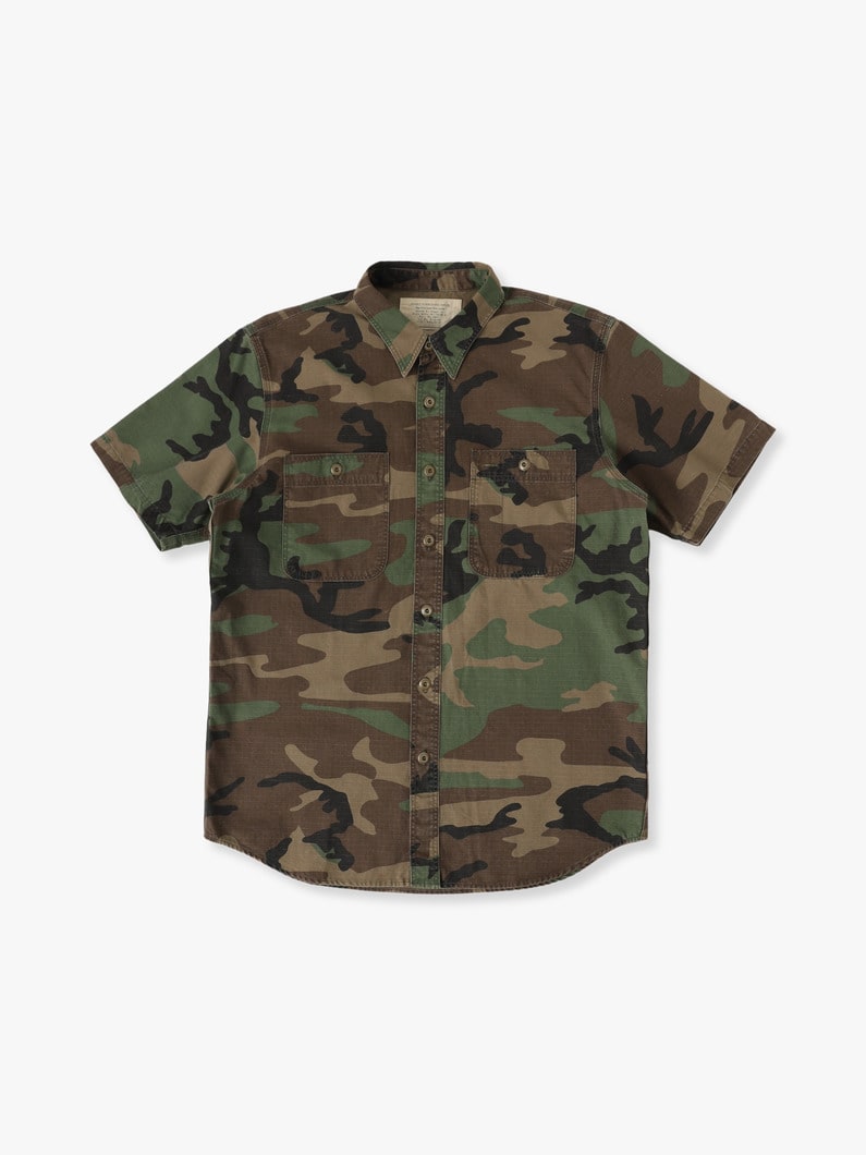 Craftman Short Sleeve Shirt 詳細画像 camo 2