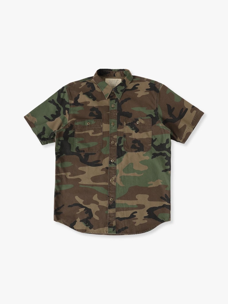 Craftman Short Sleeve Shirt | シャツ 詳細画像 camo 3