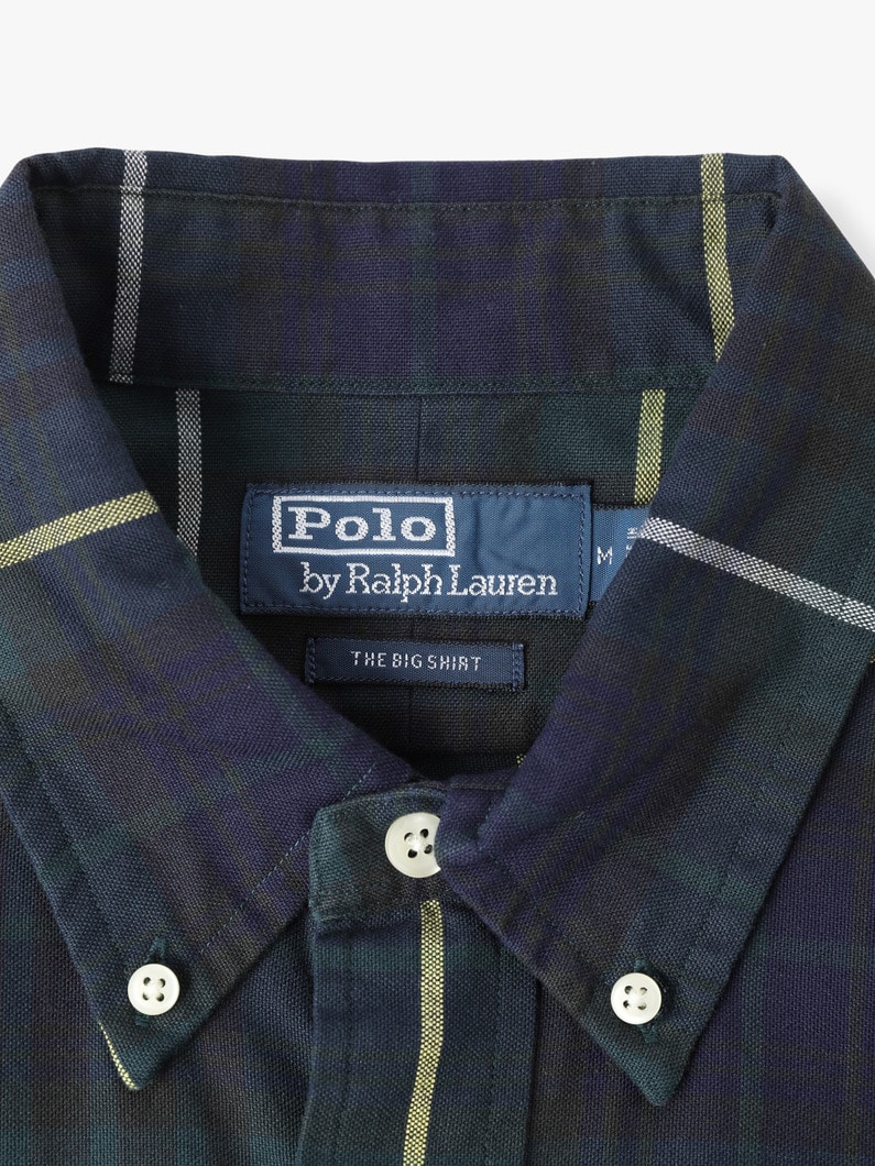 Checked Botton Down Shirt（navy） | シャツ 詳細画像 navy 4