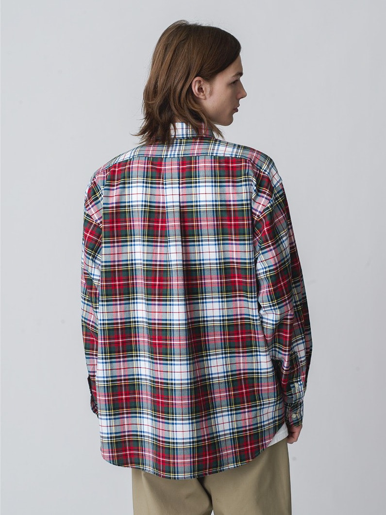 Checked Botton Down Shirt（red）【シャツ】 詳細画像 red 2