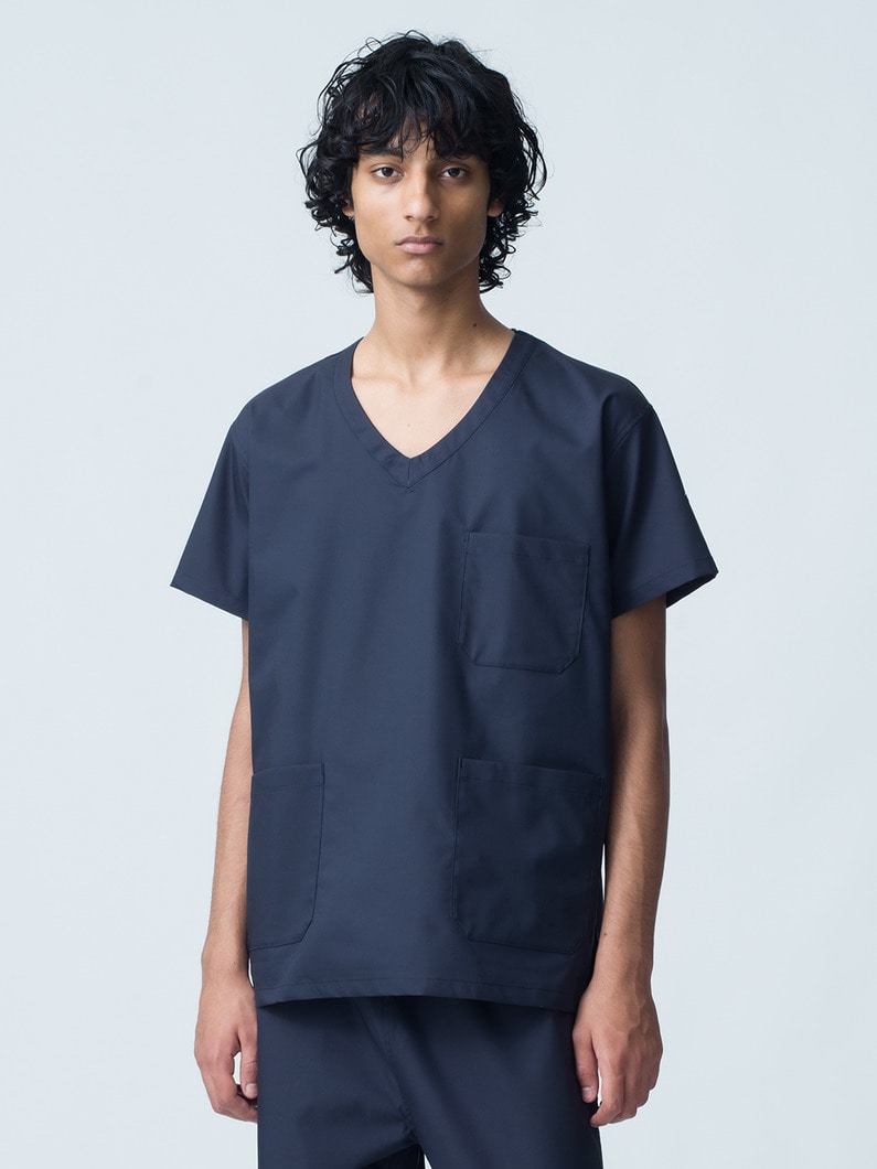 Scrub Tops（men） 詳細画像 dark navy 1