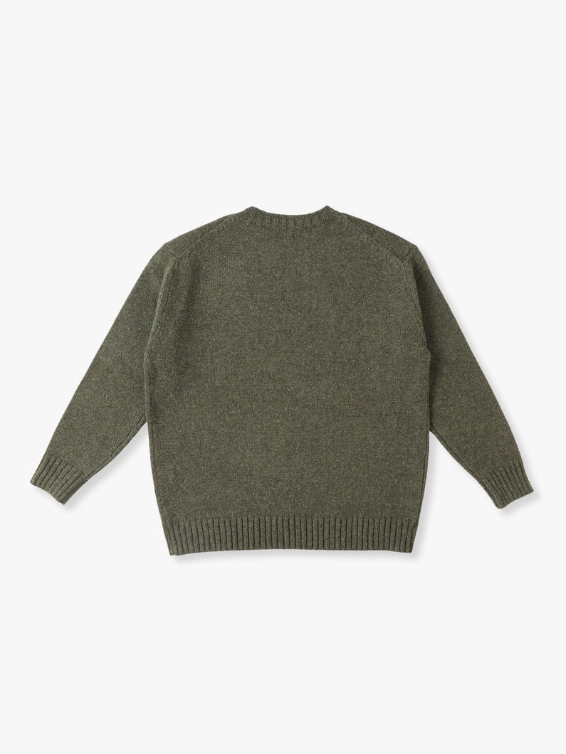 Wool Basic Knit Pullover 詳細画像 white 1