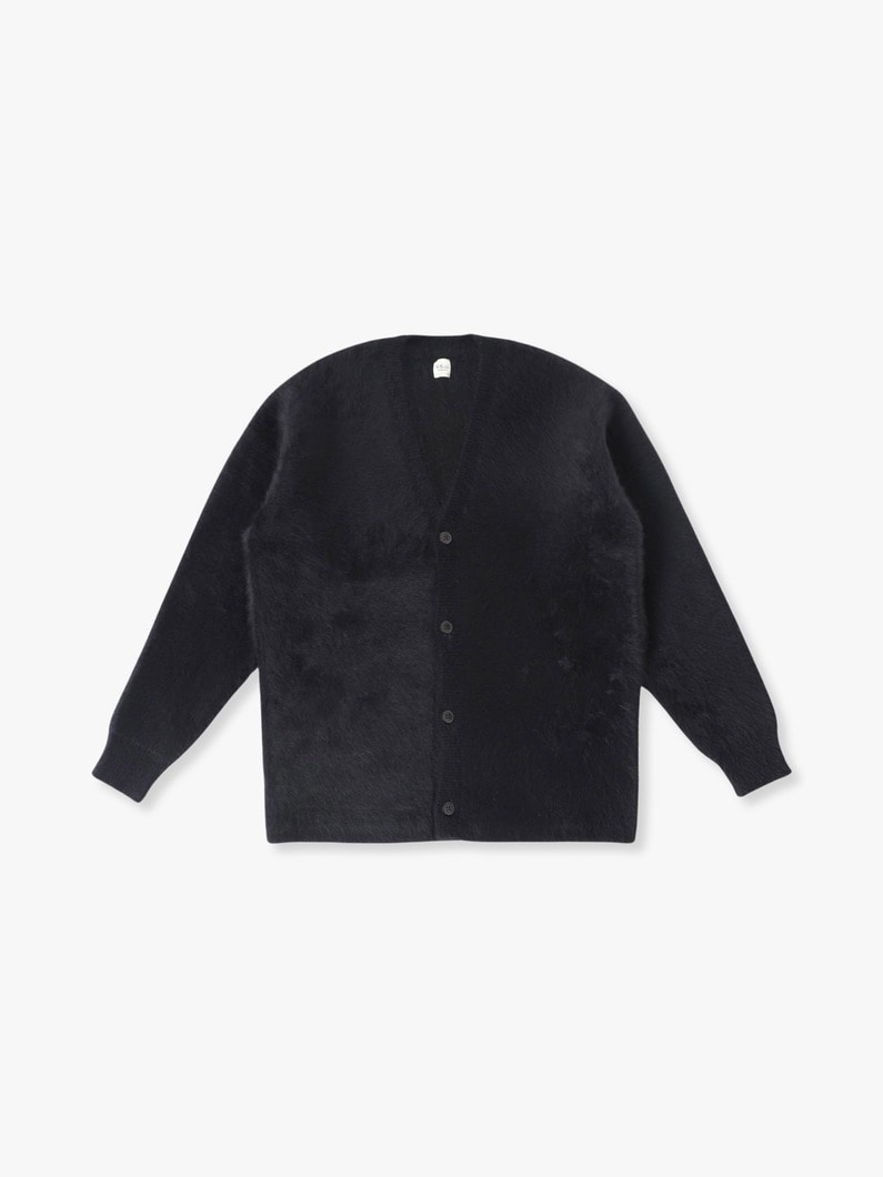 Fox Cashmere Doubleface Knit Cardigan 詳細画像 black 3