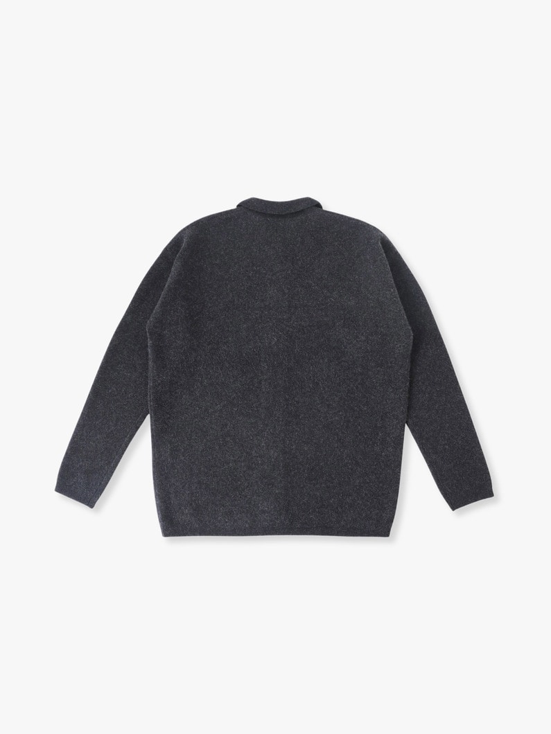 Cashmere Knit Shirt | ニット 詳細画像 charcoal gray 1