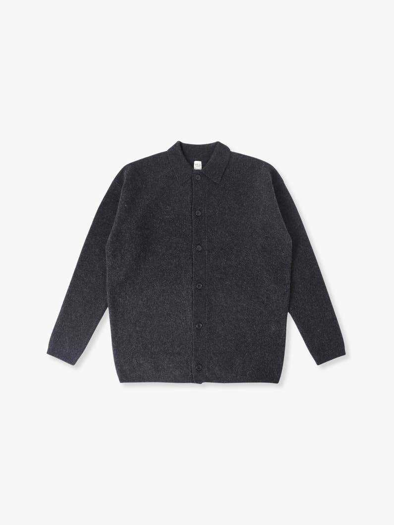 Cashmere Knit Shirt | ニット 詳細画像 charcoal gray 1