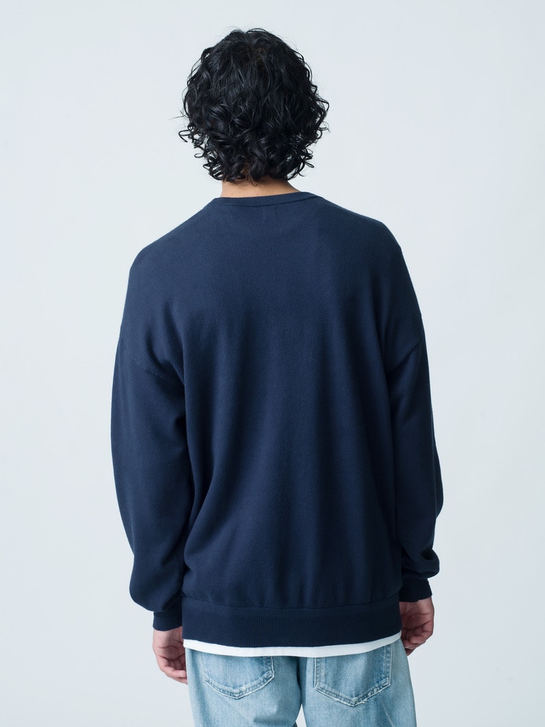 Ura Pile Pullover 詳細画像 navy 2