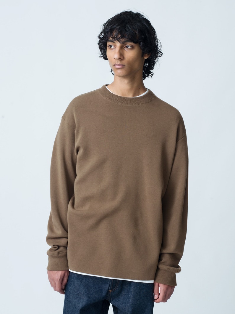 Wool Smooth Knit Pullover 詳細画像 khaki 1