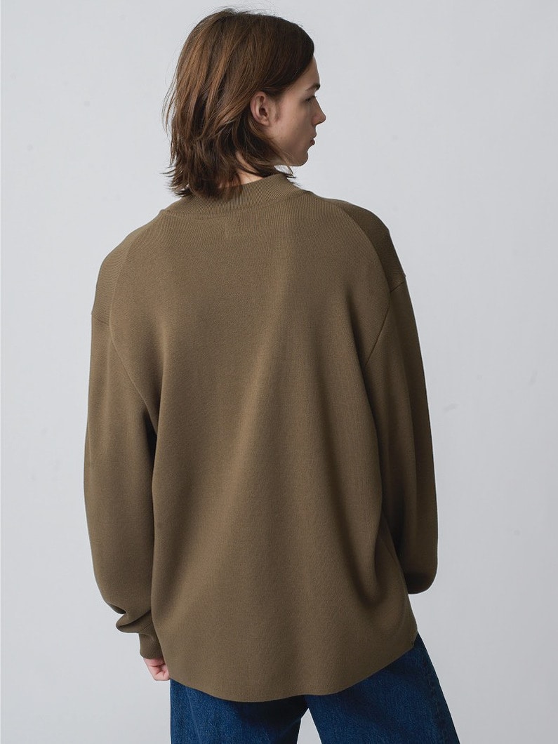 Wool Smooth Knit Blouson 詳細画像 khaki 2