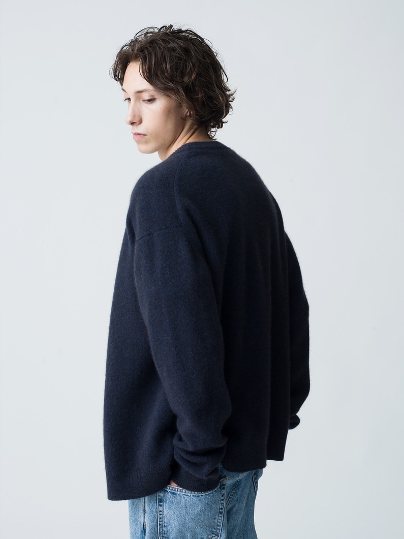 Yak Knit Cardigan | ニット 詳細画像 navy 2