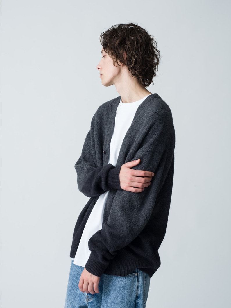 Gradation Knit Cardigan 詳細画像 charcoal gray 2