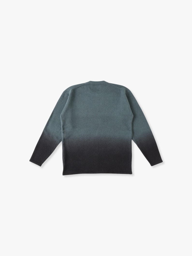 Gradation Knit Pullover 詳細画像 green 1