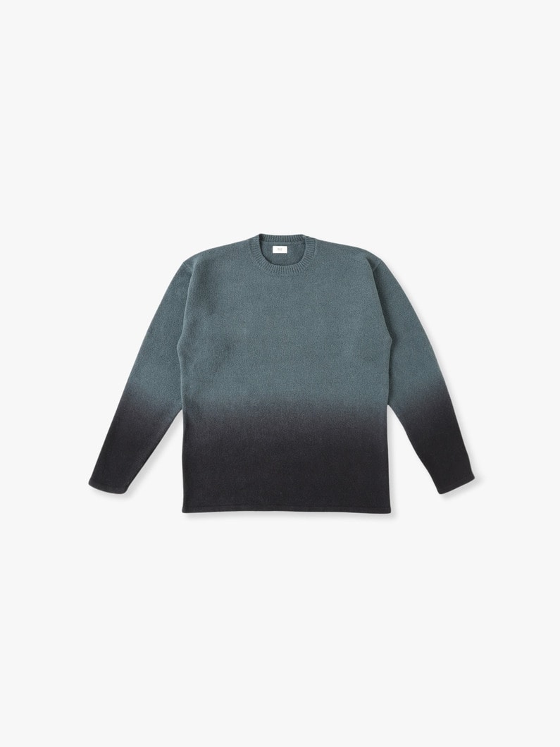 Gradation Knit Pullover 詳細画像 green 4