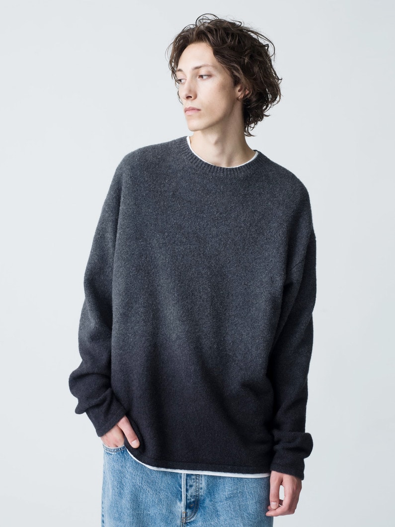 Gradation Knit Pullover 詳細画像 charcoal gray 1