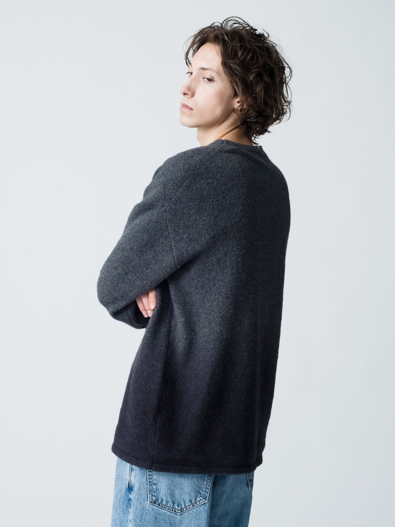 Gradation Knit Pullover 詳細画像 charcoal gray 2