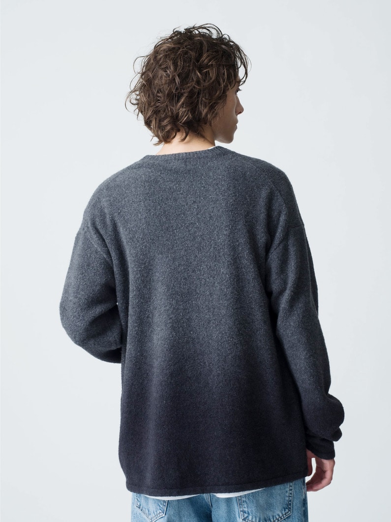 Gradation Knit Pullover 詳細画像 charcoal gray 3