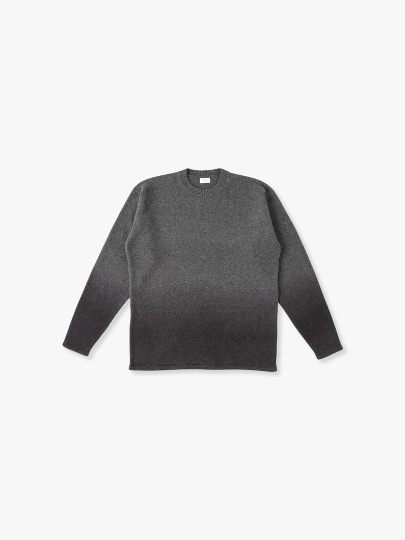 Gradation Knit Pullover 詳細画像 charcoal gray 4