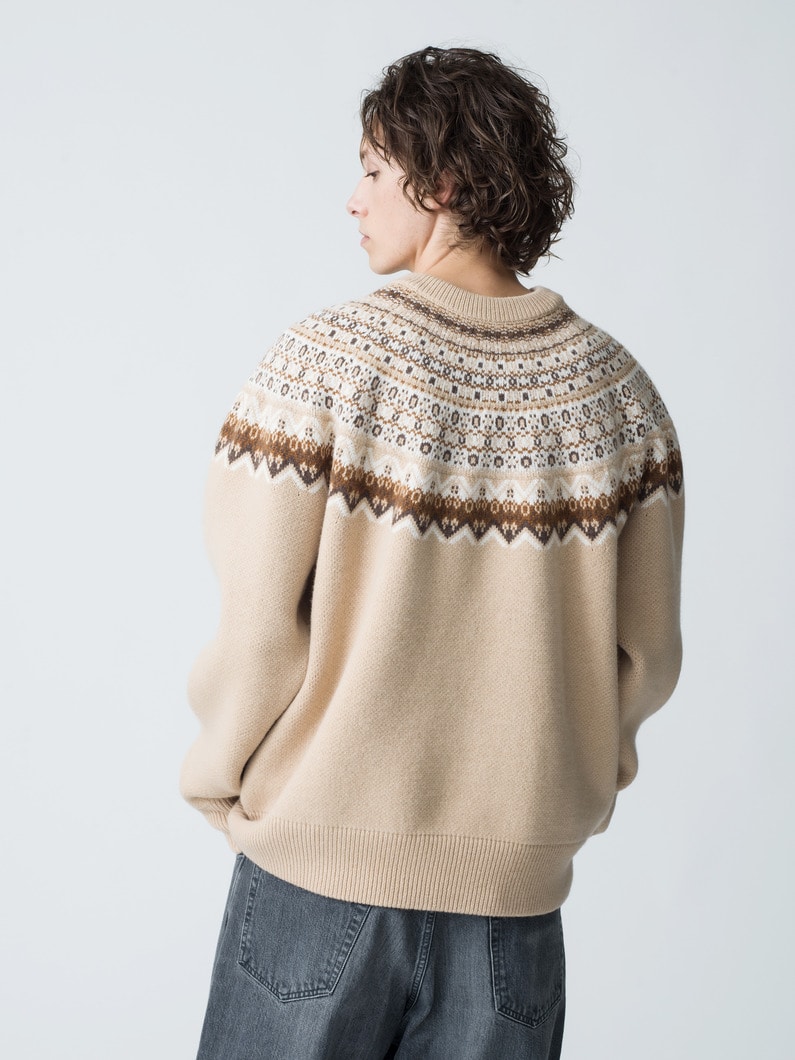 Nordic Knit Pullover（men） 詳細画像 beige 3