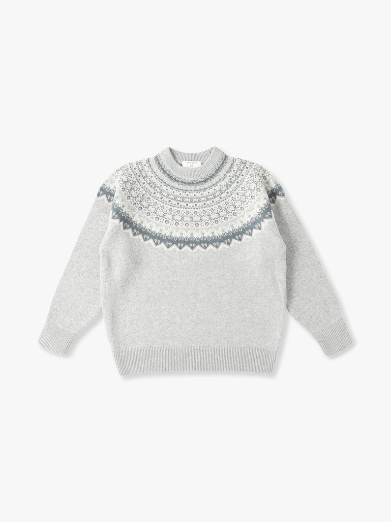 Nordic Knit Pullover（men） 詳細画像 gray 4