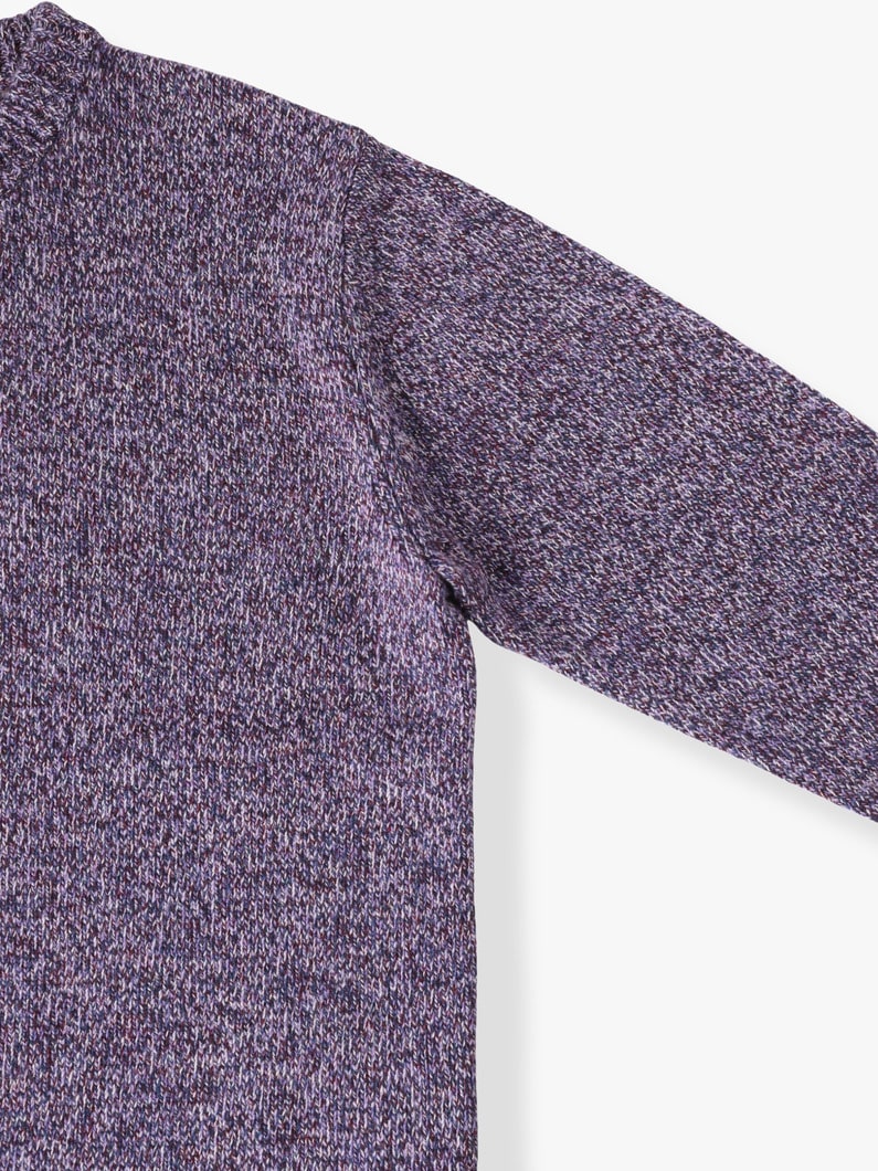 Logo Knit Pullover 詳細画像 purple 2