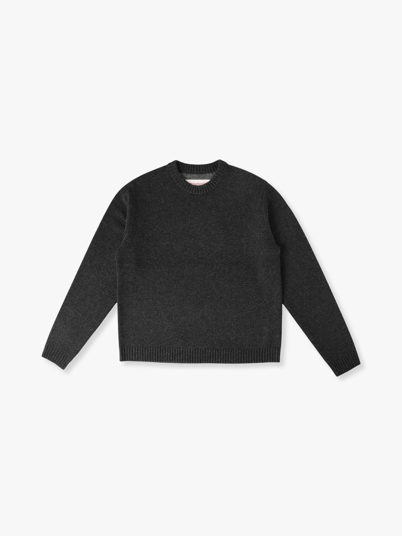 Logo Knit Pullover 詳細画像 black 1