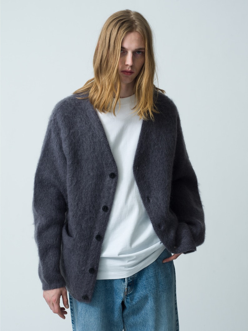 Mohair Knit Cardigan | ニット 詳細画像 gray