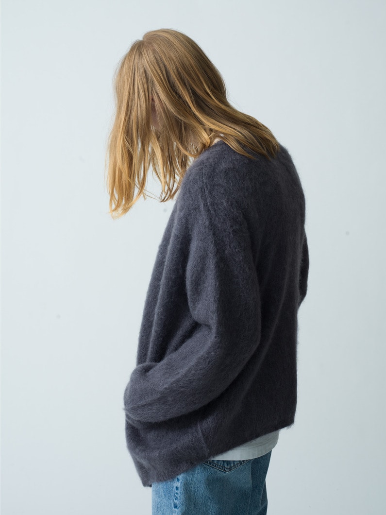 Mohair Knit Cardigan | ニット 詳細画像 gray 2