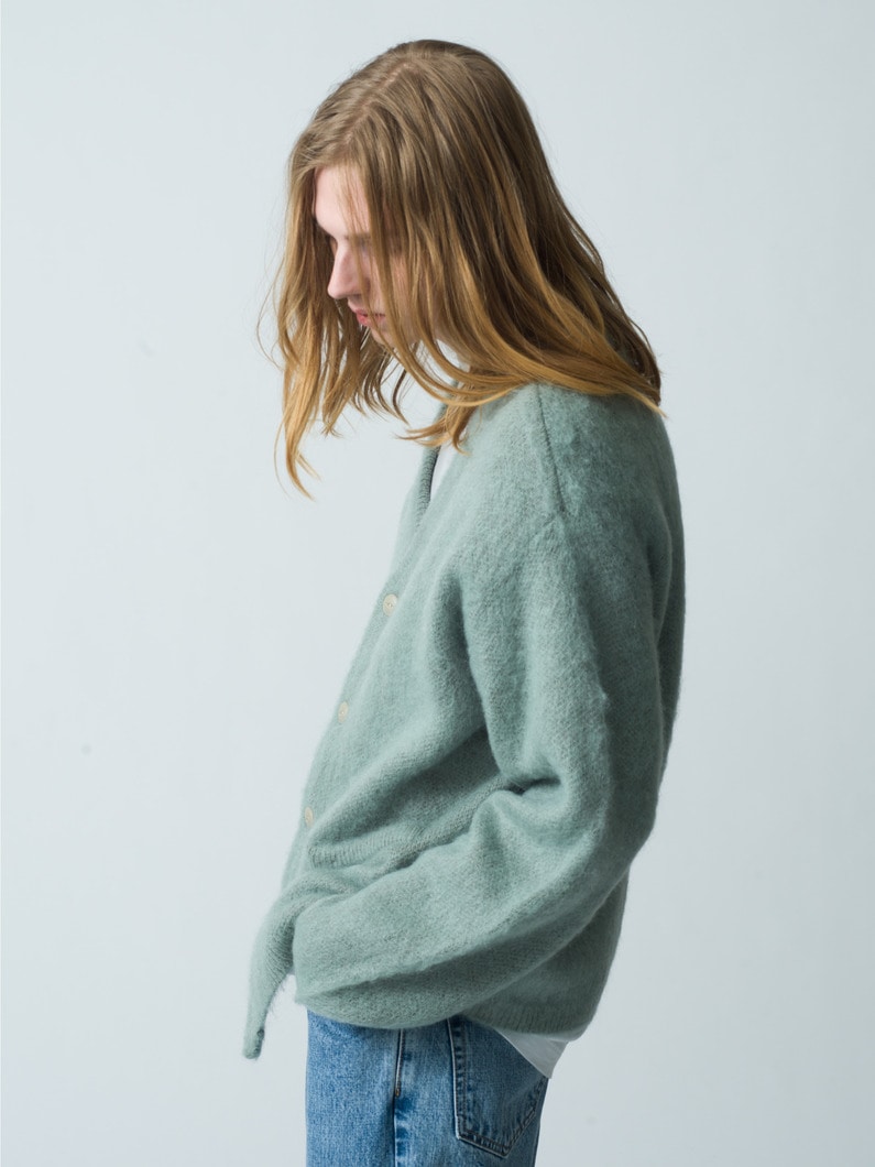 Mohair Knit Cardigan | ニット 詳細画像 mint 2