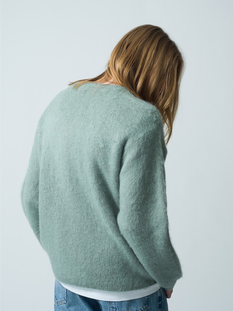 Mohair Knit Cardigan | ニット 詳細画像 mint 3