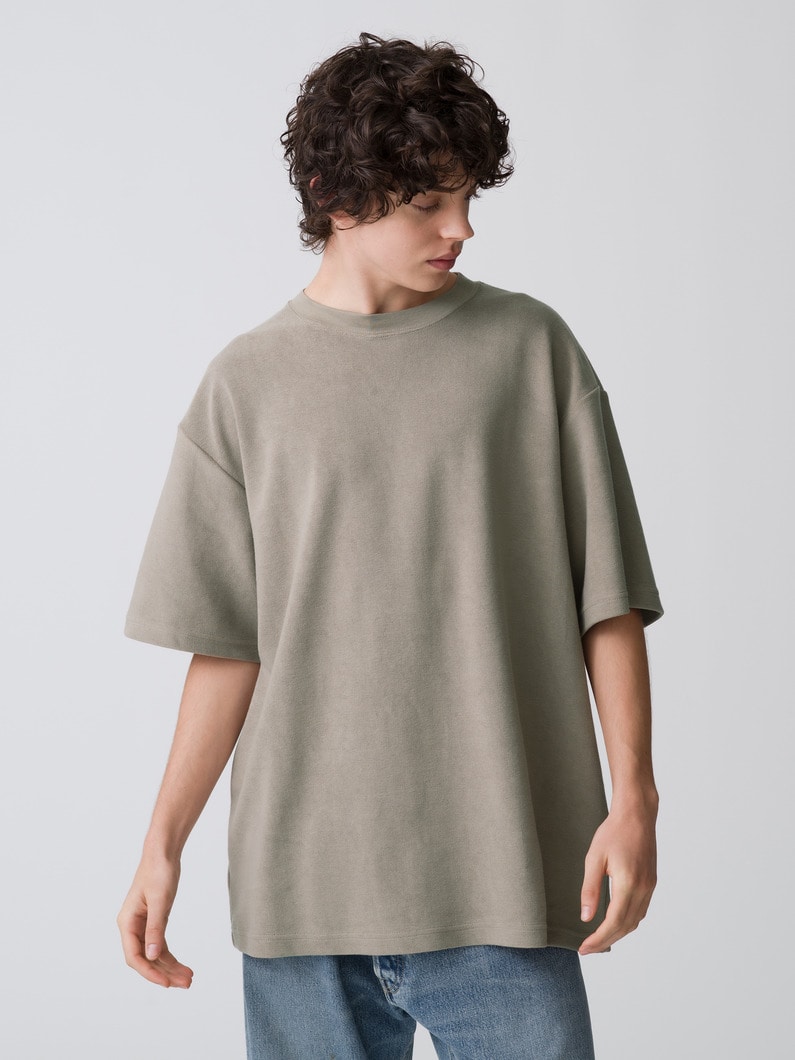 Micro Pile Tee 詳細画像 beige 1