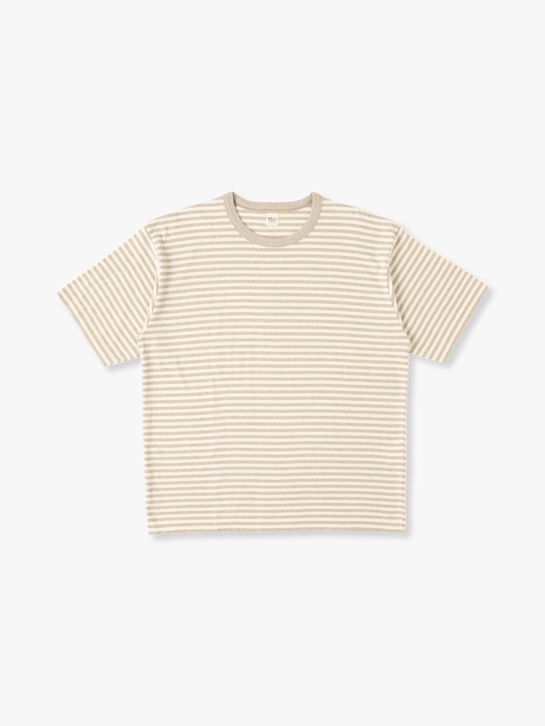 Undyed Striped Tee 詳細画像 beige