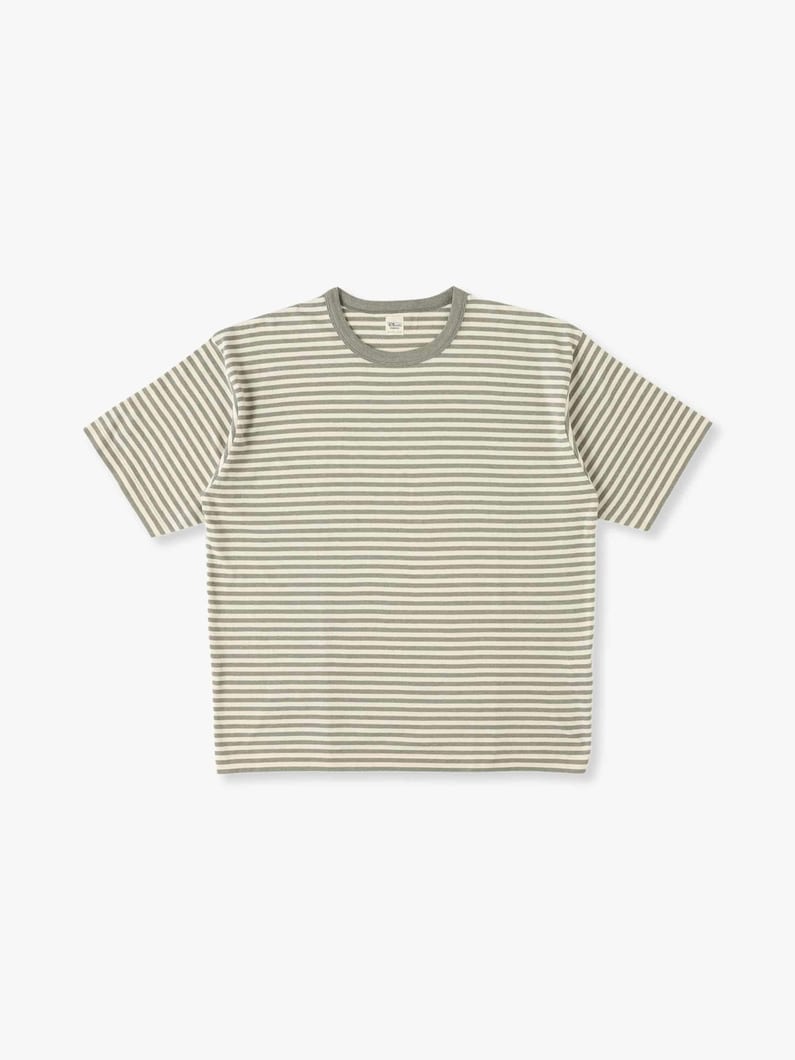 Undyed Striped Tee 詳細画像 gray 2